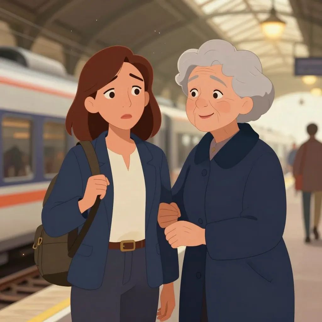 Read in French B2: A Stranger's Help at the Train Station