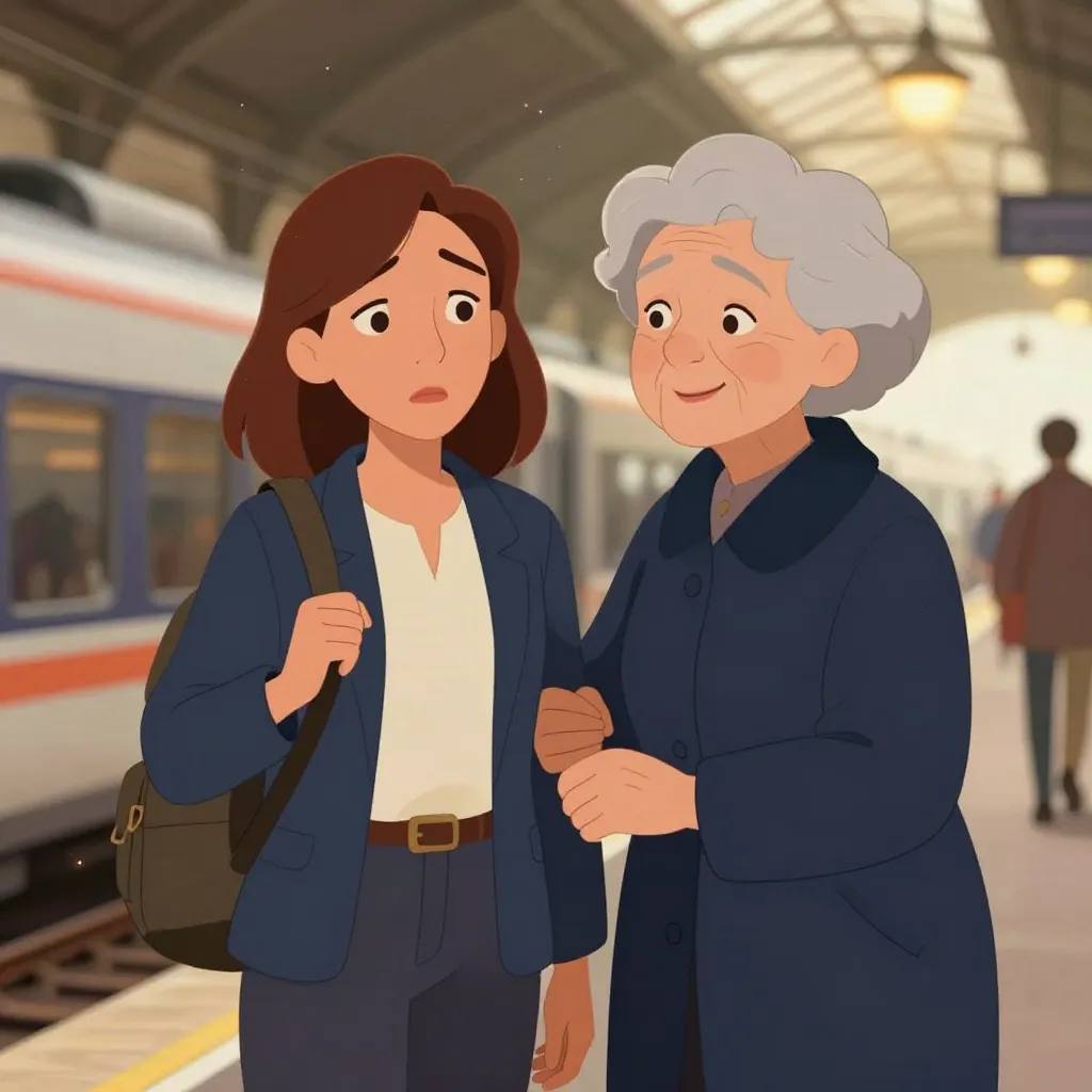 Read in French B2: A Stranger's Help at the Train Station