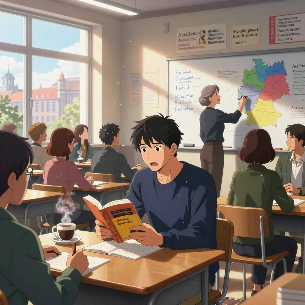 Leer en alemán B1: La primera clase de Tom