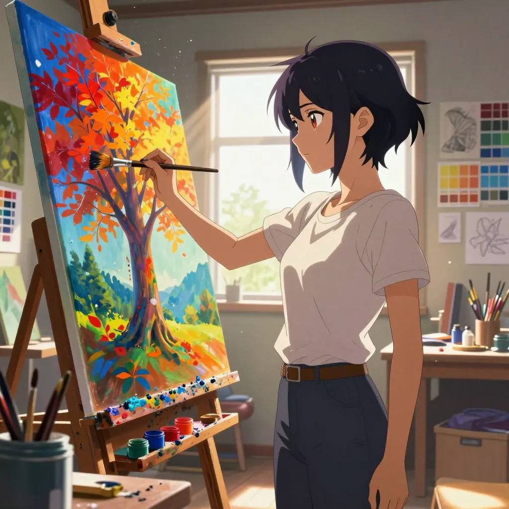 스페인어 A1 읽기: 소피와 큰 미술 대회