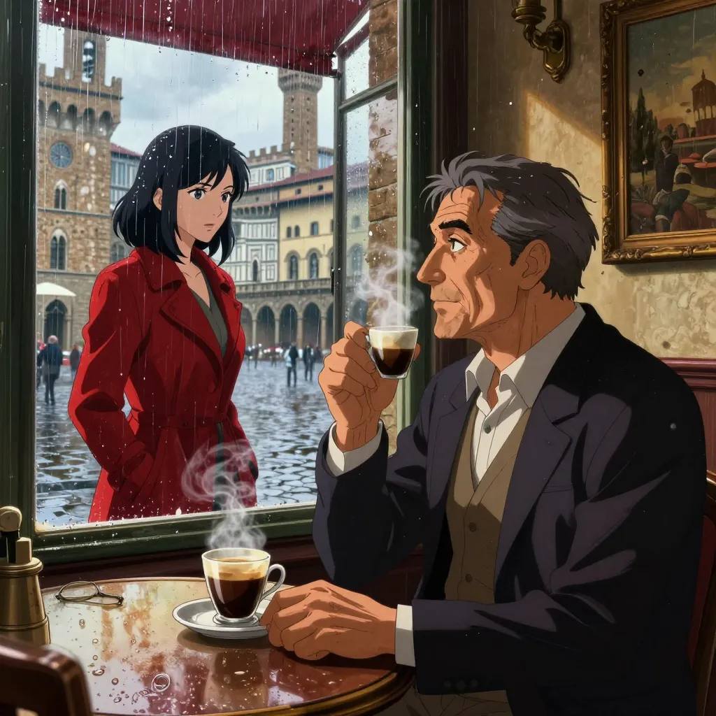 スペイン語B1で読む:カフェでの予期しない出会い